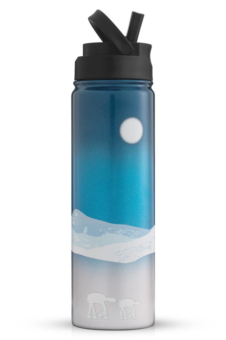 Star Wars Hoth 22-Ounce Stainless Steel Water Bottle, Alternate, color, BLUE