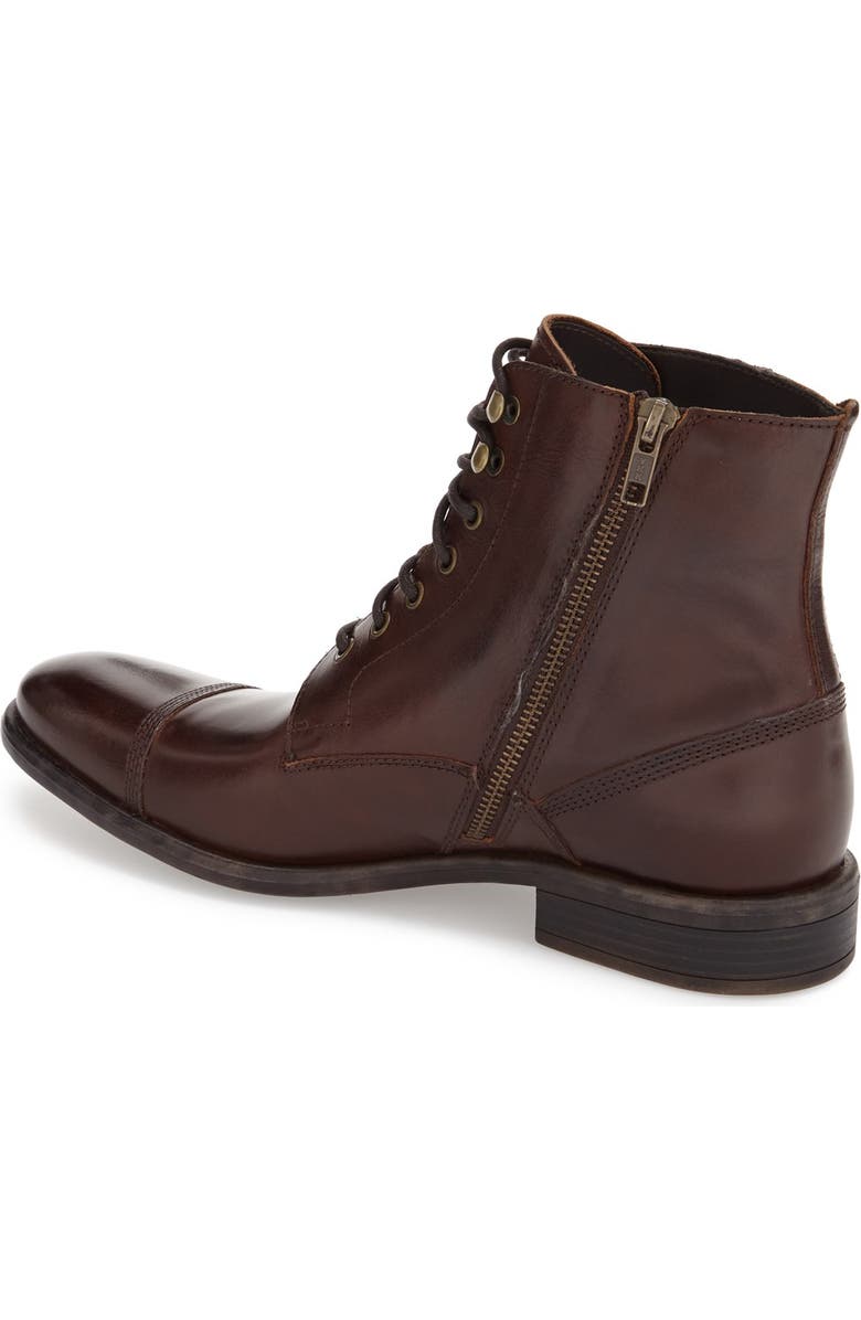 Kenneth Cole New York 'Smash Bash' Cap Toe Zip Boot, Alternate, color,