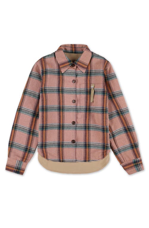 Fortela Aprilb Cotton Check Shirt In Pink