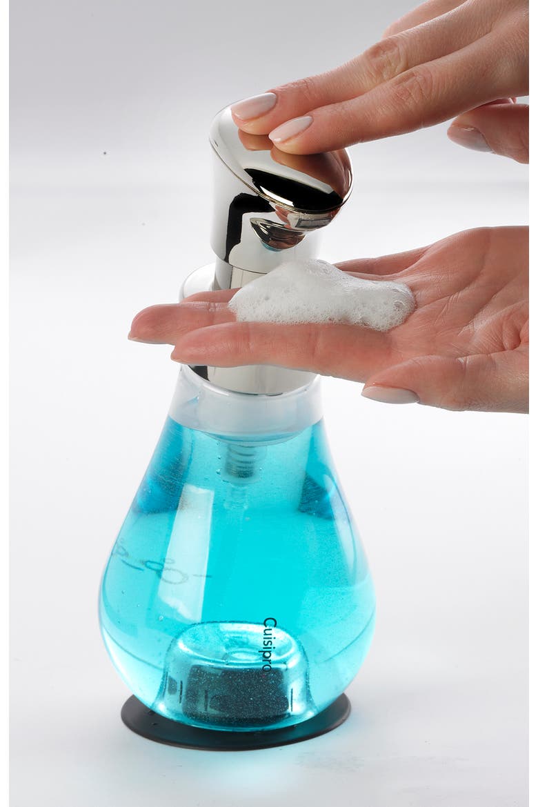 Foam Pump Soap Dispenser, Alternate, color, Chrome