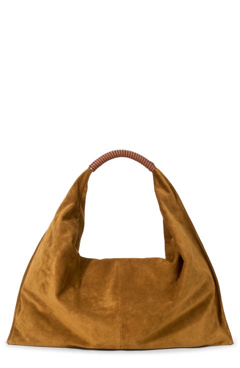 Ronnie Suede Hobo Bag
