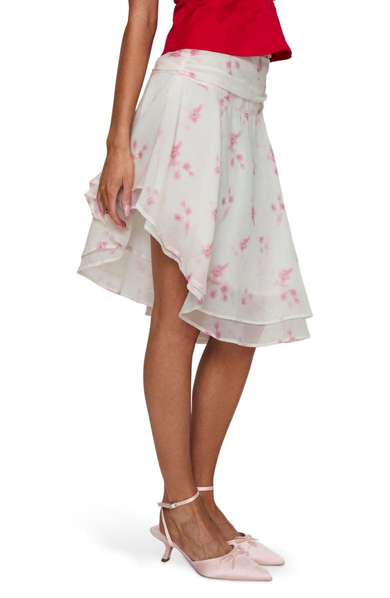 Princess Polly Charisse Asymmetric Skirt, Alternate, color, Floral