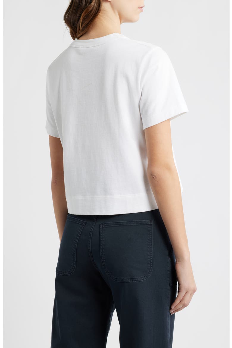 The Boxy Crop T-Shirt, Alternate, color, WHITE