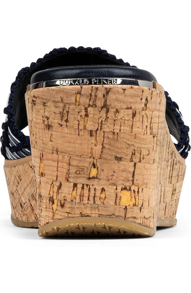 Donald Pliner Allea Wedge Sandal, Alternate, color, Navy