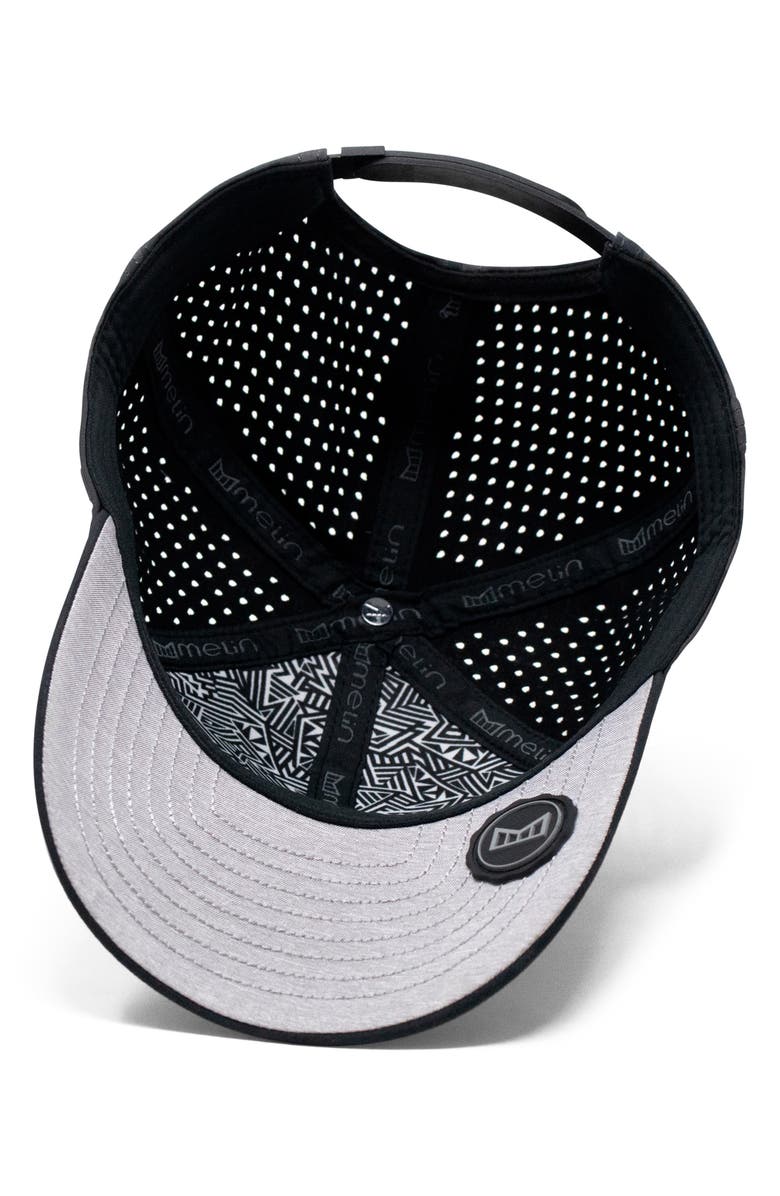 Melin A-Game Hydro Performance Snapback Hat, Alternate, color, Black