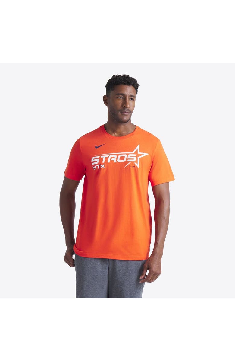 Nike Men's Nike Orange Houston Astros 2025 City Connect Wordmark Performance T-Shirt, Main, color, Orange