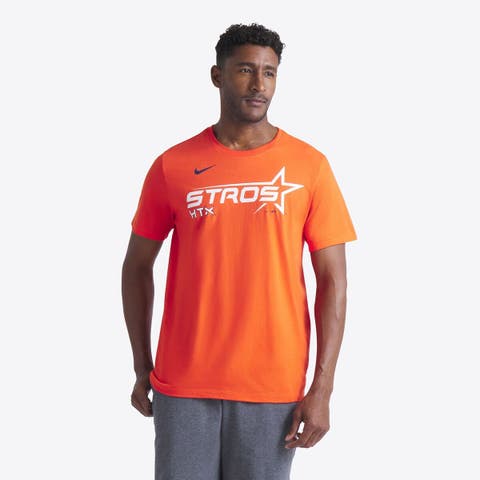 Men's Nike  Orange Houston Astros 2025 City Connect Wordmark Performance T-Shirt