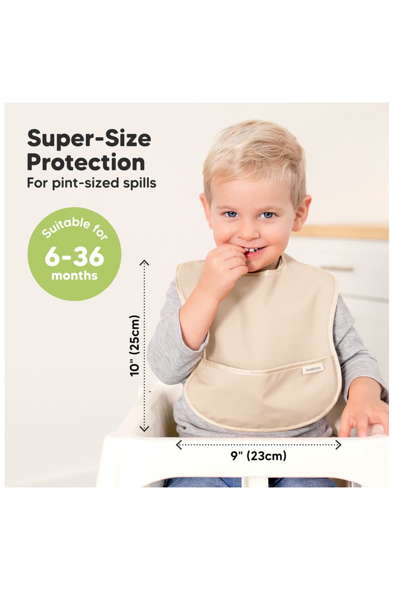 3-Pack Presto Waterproof Bibs, Alternate, color, Slate