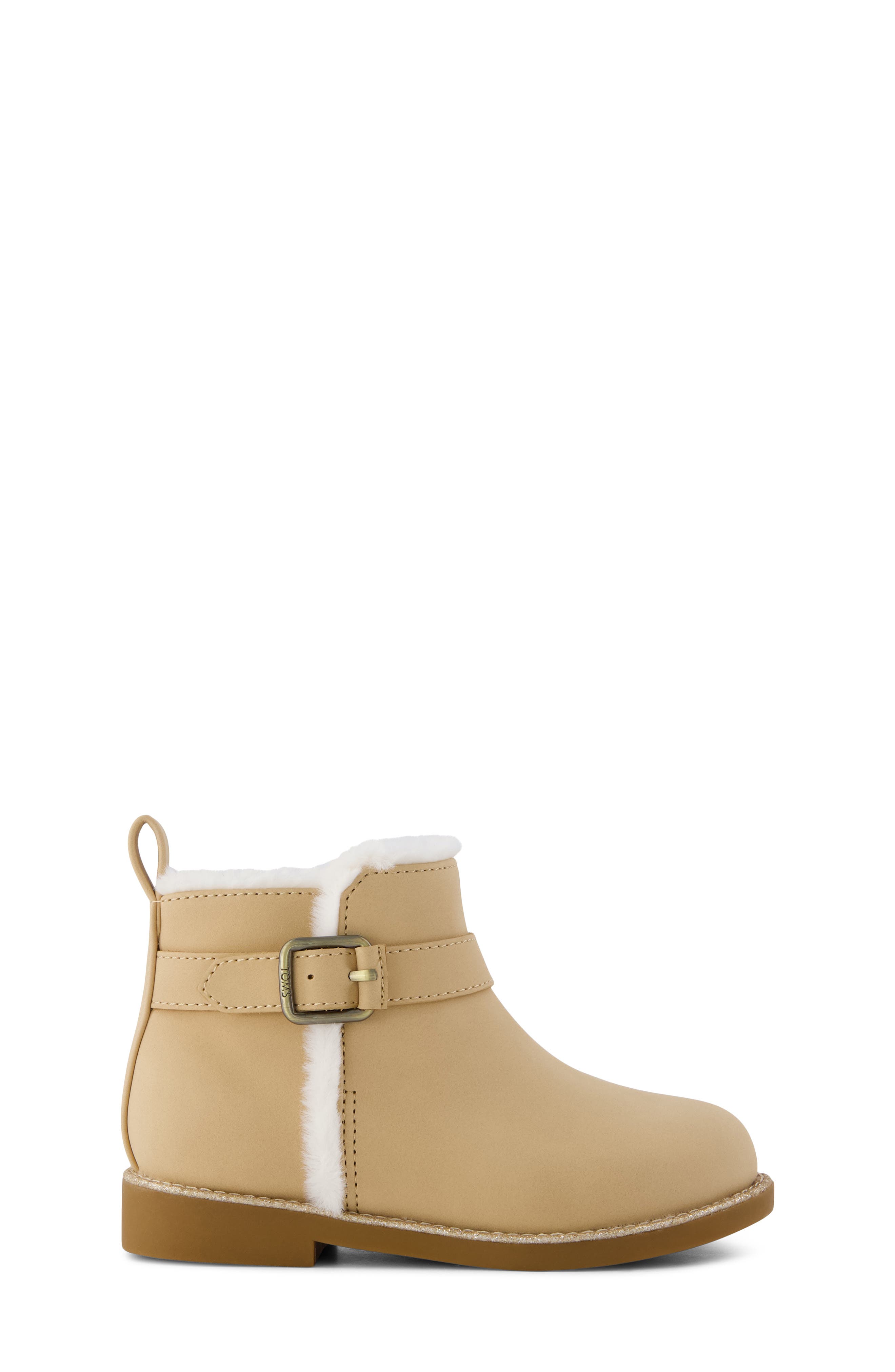 Kids' Mia Boot, Alternate, color, LIGHT CARAMEL NUBUCK