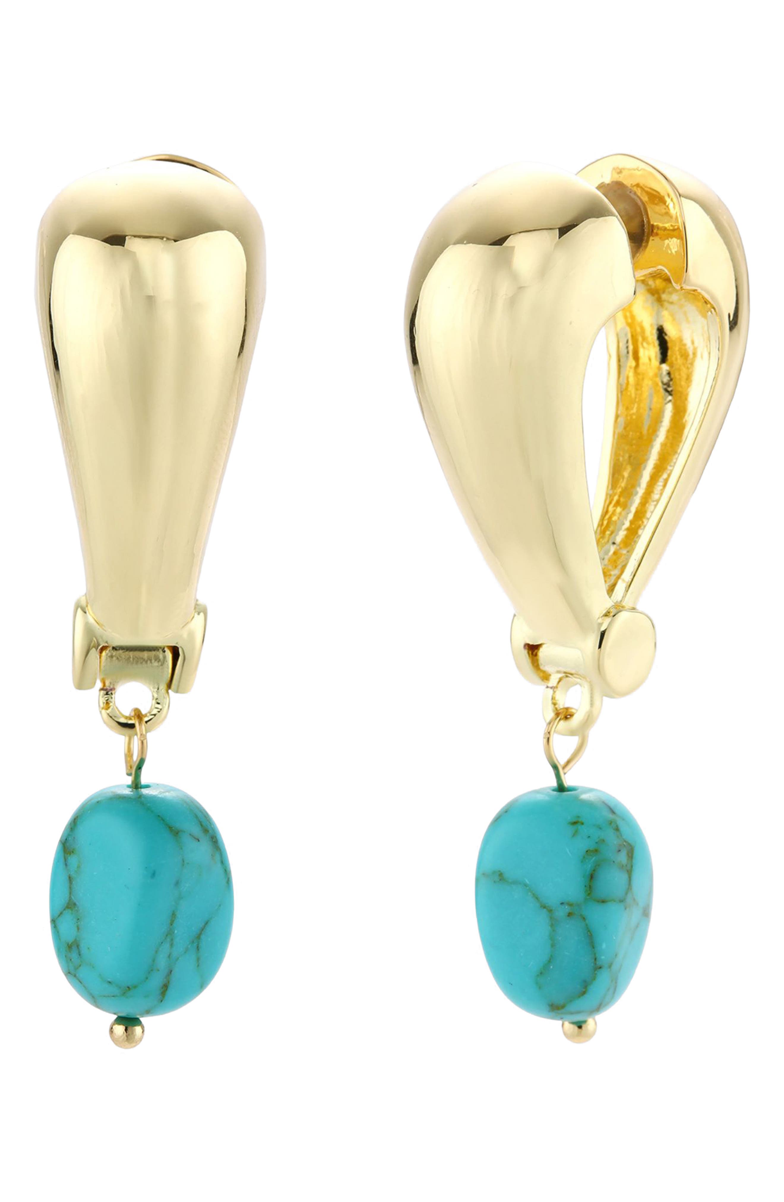 GOLD/ TURQUOISE
