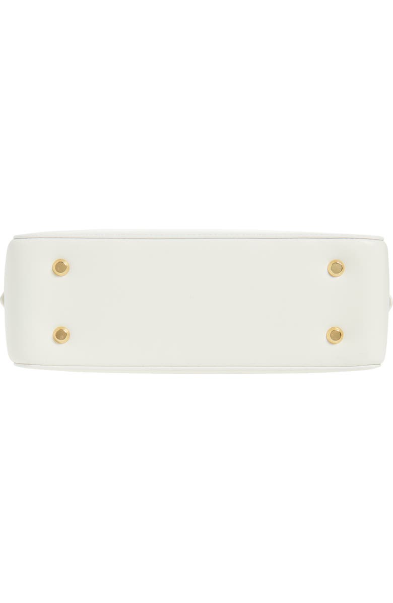 Veronica Beard Boxy Leather Shoulder Bag, Alternate, color, Off White