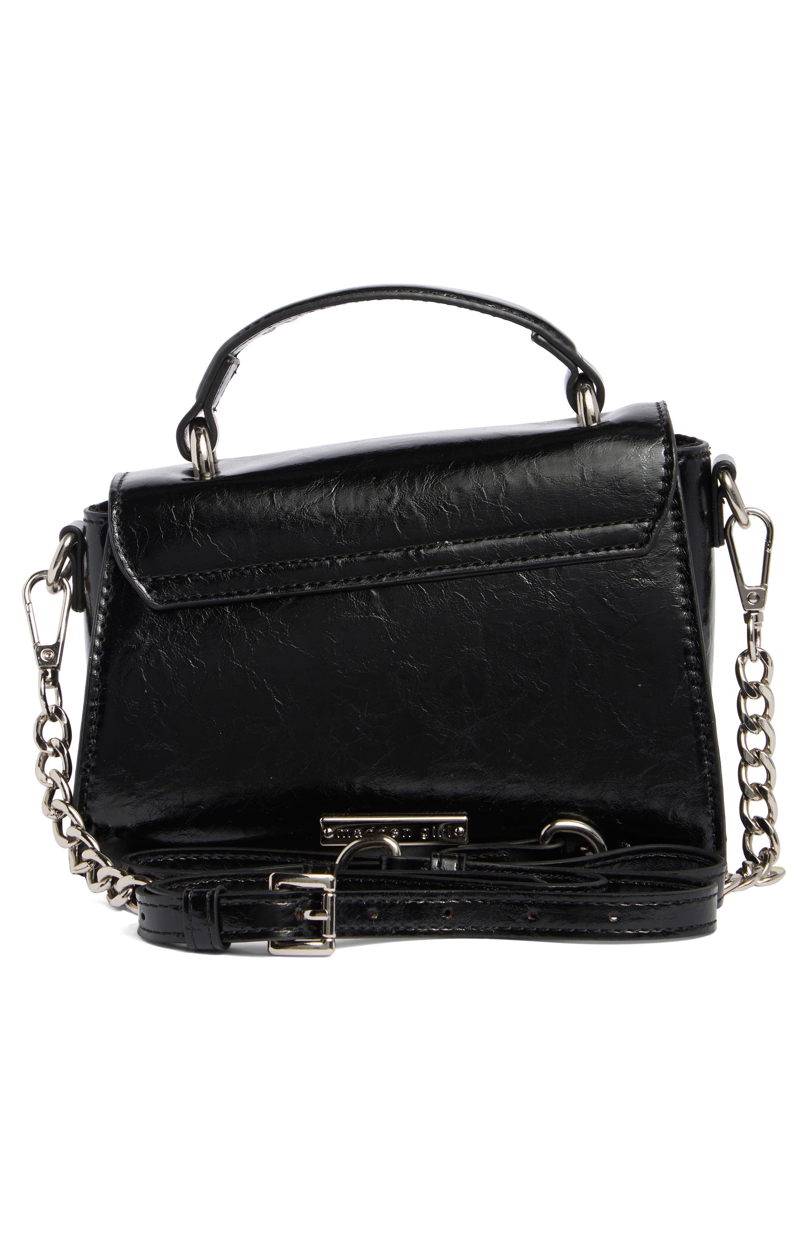 Madden Girl Asymmetric Convertible Top Handle Bag, Alternate, color, 