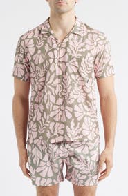 Boardies Floral Print Camp Shirt