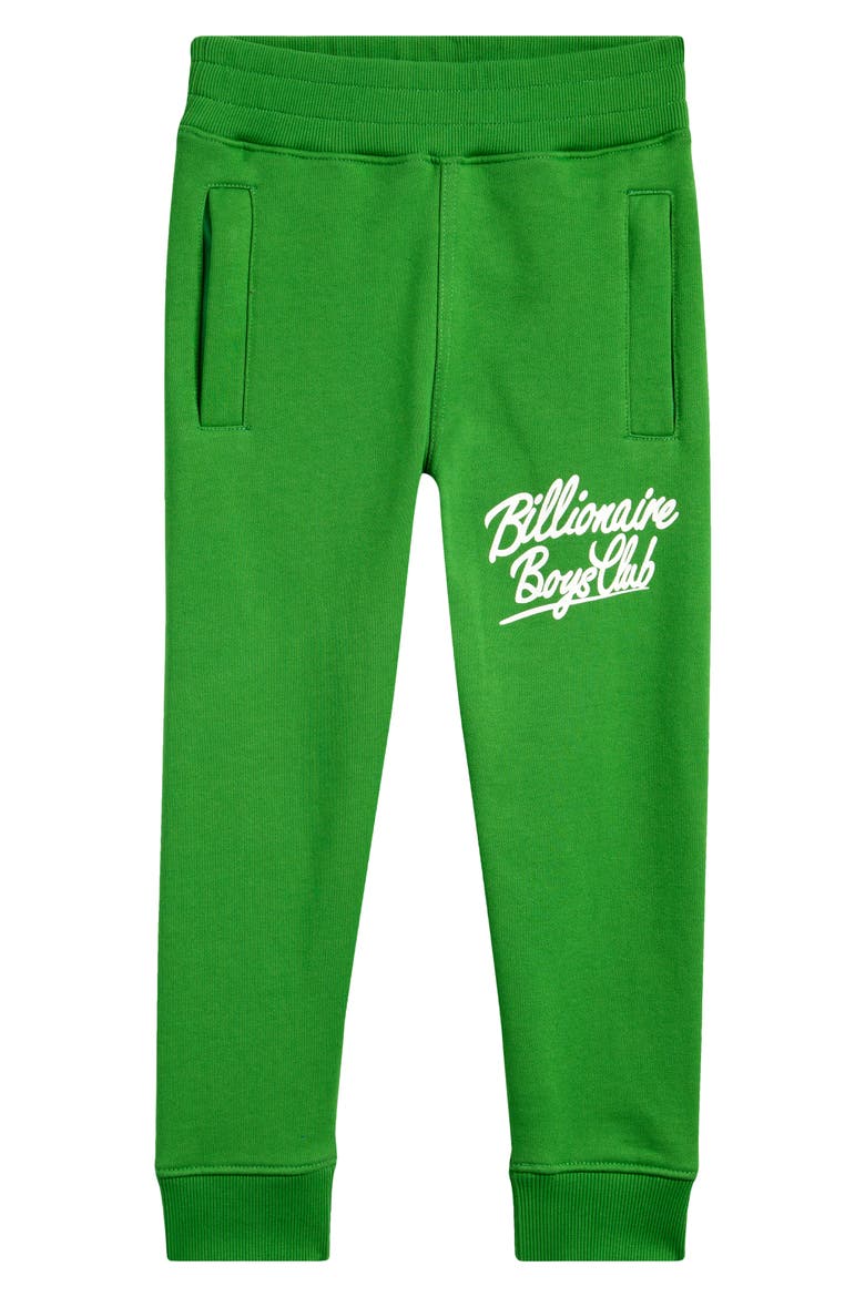 Kids' Logo Joggers, Main, color, ONLINE LIME