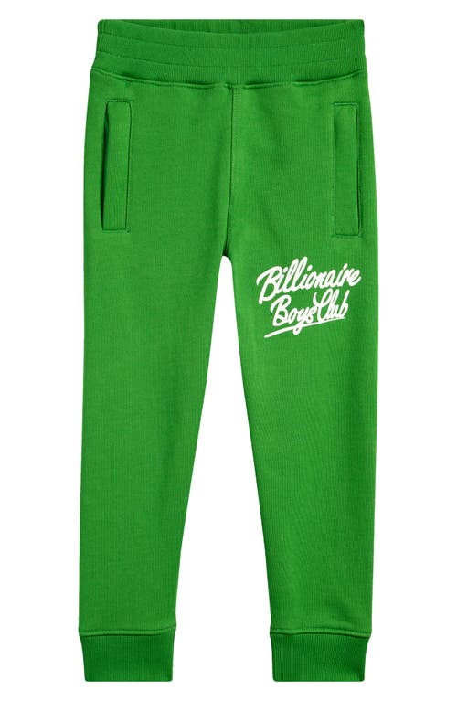 Billionaire Boys Club Kids' Logo Joggers In Online Lime