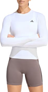 adidas Power Essentials Workout Contour Long Sleeve Top