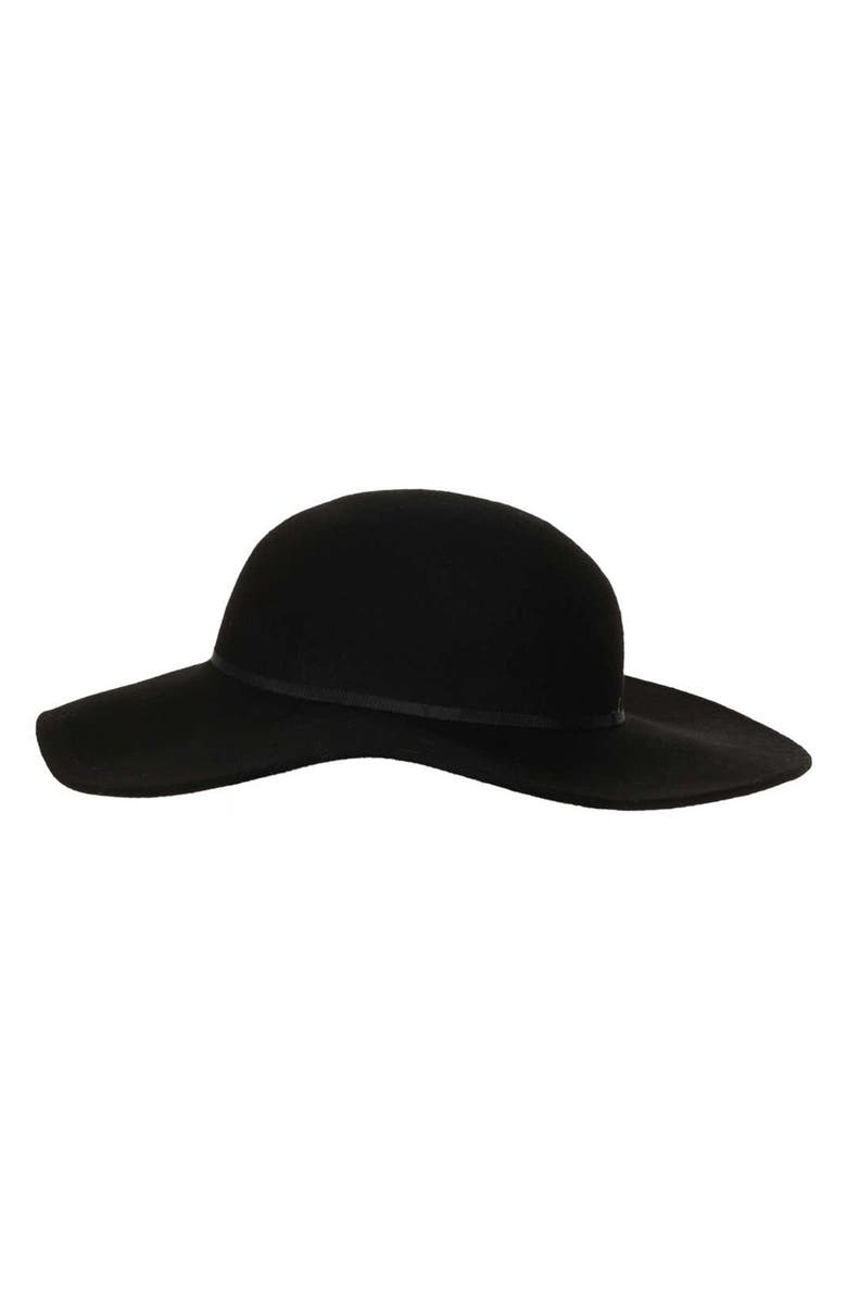 Topshop Floppy Wool Felt Hat, Main, color,