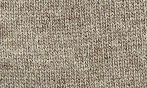 Portolano Scalloped Edge Knit Gloves In Brown