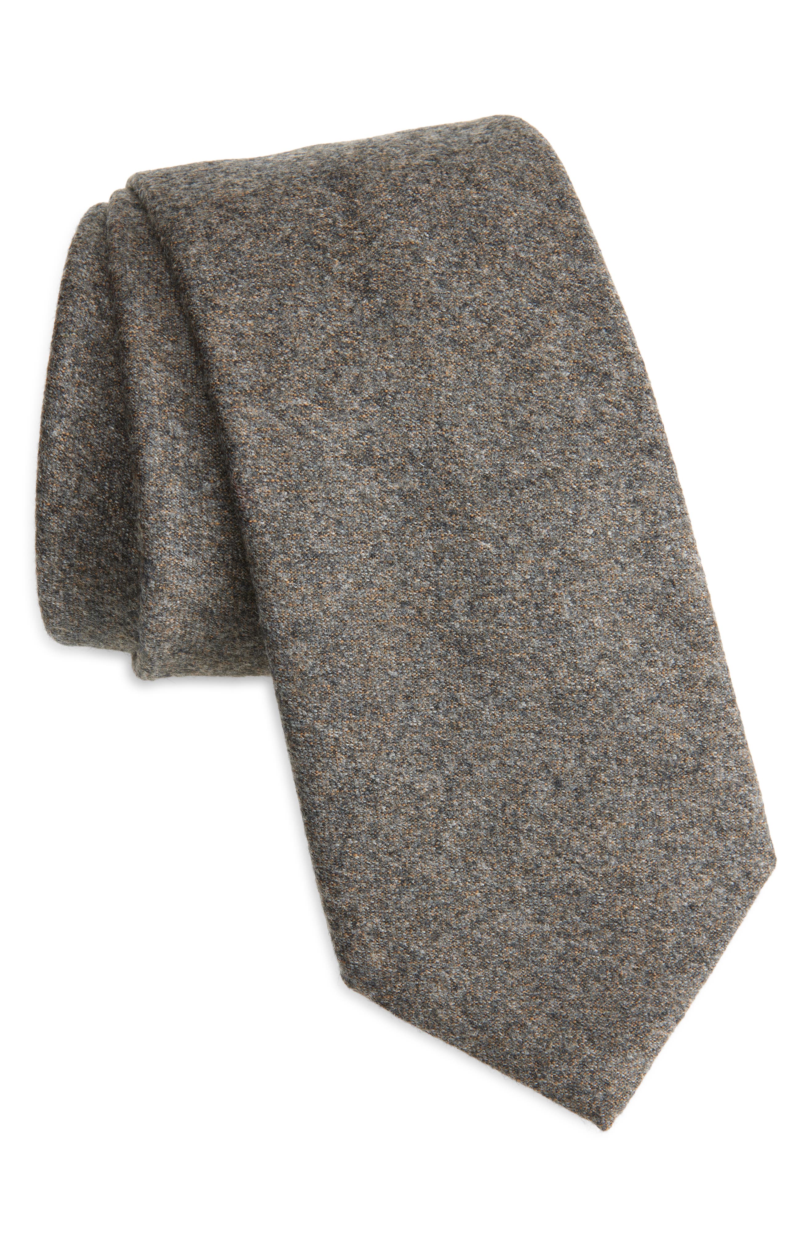 Canali Double Face Wool Tie