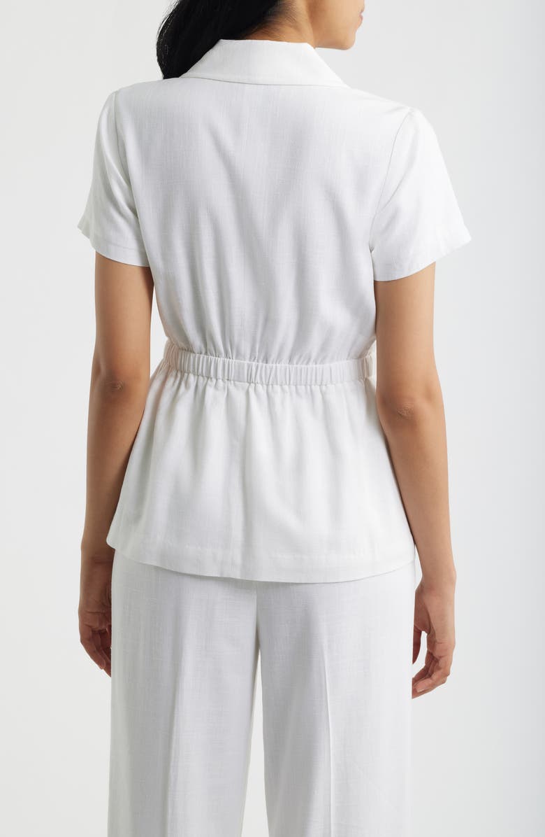 Tahari ASL Short Sleeve One-Button Jacket, Alternate, color,