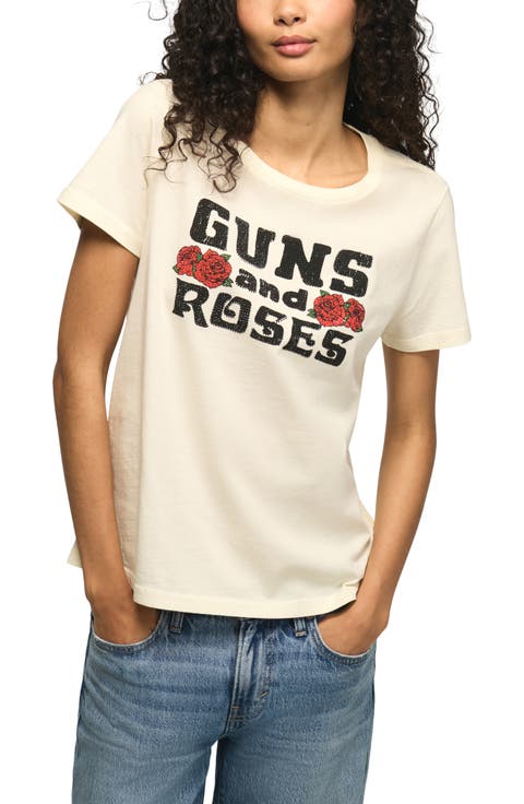 Guns N' Roses Embellished Graphic T-Shirt