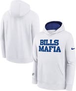 Nike Youth Nike White Buffalo Bills 2025 Rivalries Collection Club Hoodie