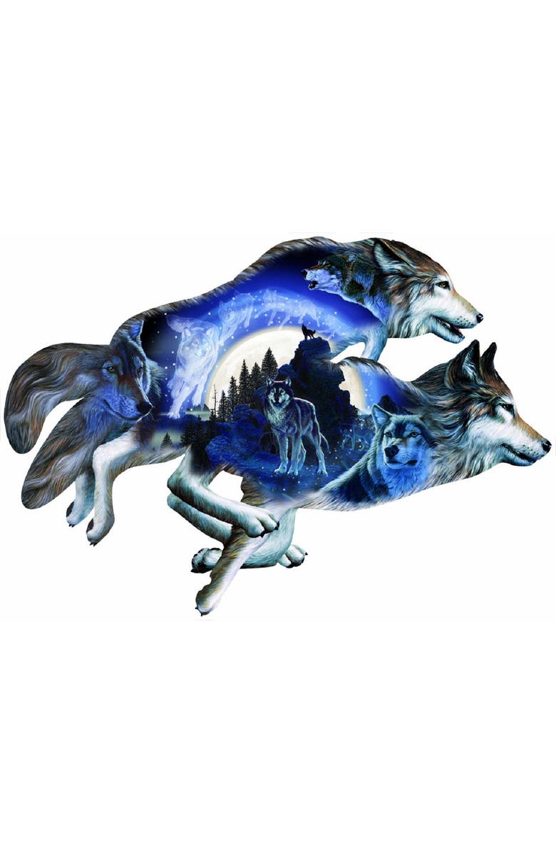 Sunsout Moonlight Warrior 1000 piece Jigsaw Puzzle for Adults Special Shape, Alternate, color,