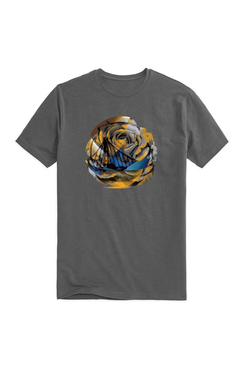 THE WILD COLLECTIVE Unisex The Wild Collective Charcoal Golden State Warriors 2022/23 City Edition T-Shirt, Alternate, color, 