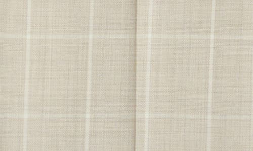 Shop Berle Windowpane Check Wool Dress Pants