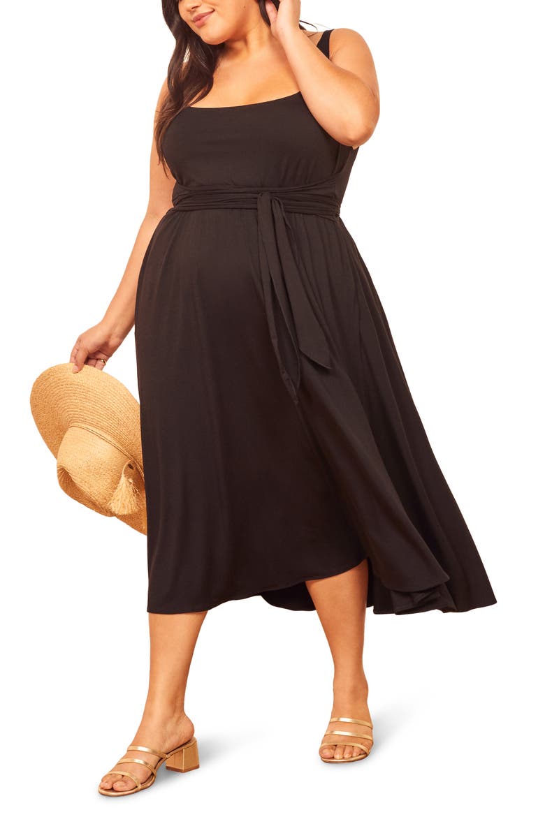 August Dress, Alternate, color, BLACK