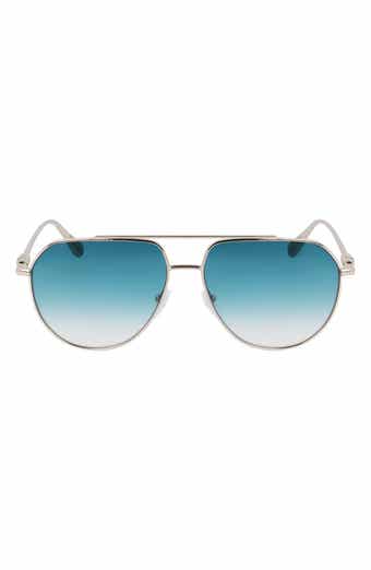 Roseau 57mm Gradient Aviator Sunglasses