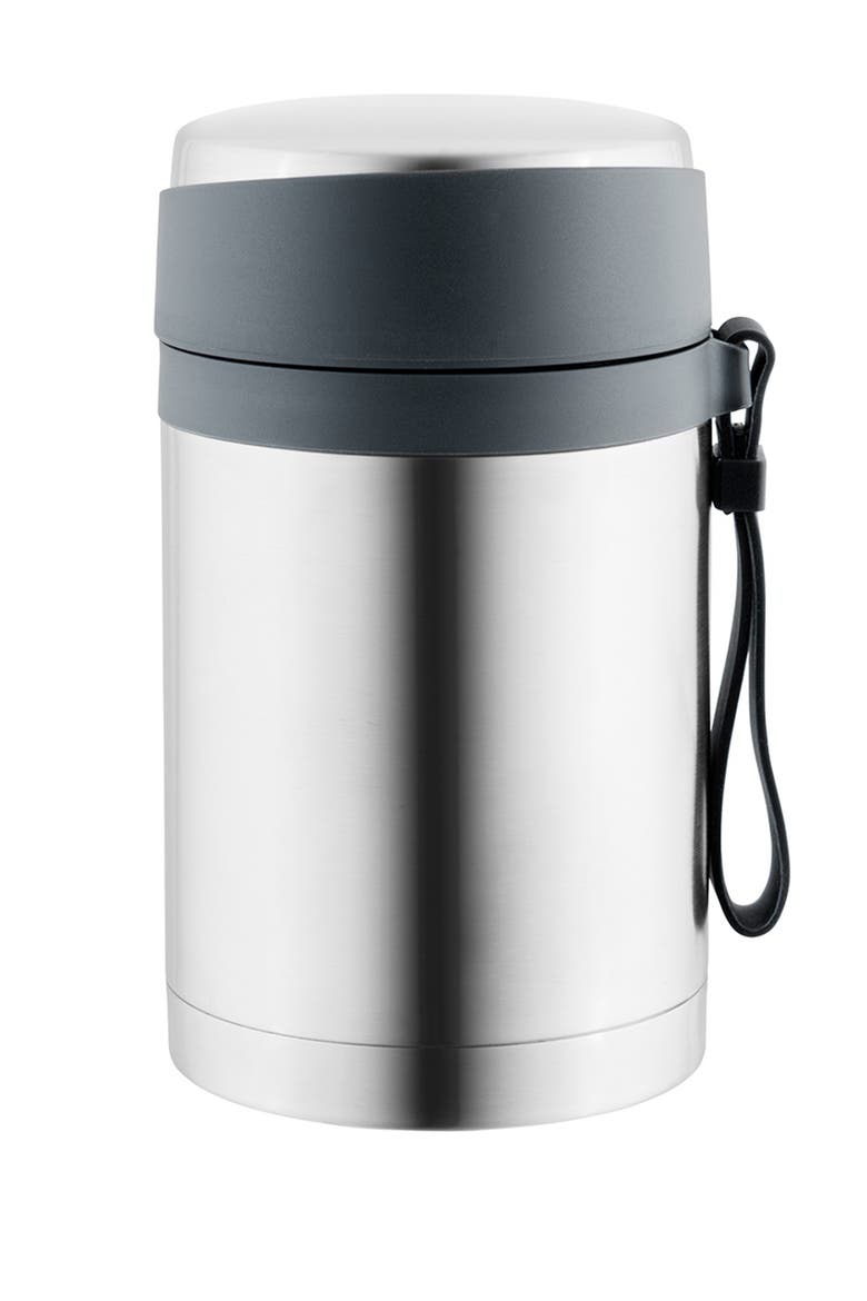 Essentials 0.9 qt Food Container, Main, color, GREY/SILVER