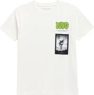 DENIM AND FLOWER Kids' NYC Cotton Graphic T-Shirt