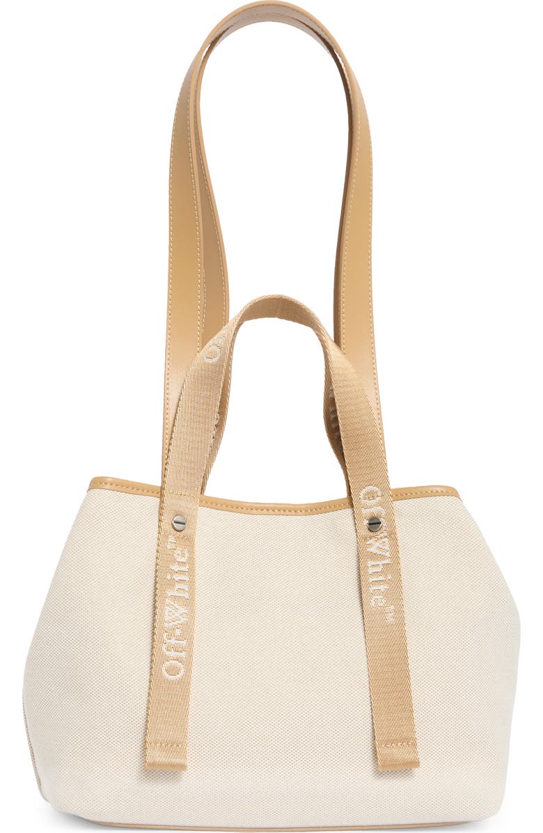 Off-White Small Classic Day Off Canvas Tote, Alternate, color, Natural