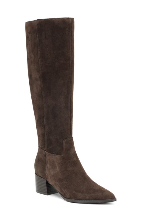 Bridgit Faux Leather Knee High Boot