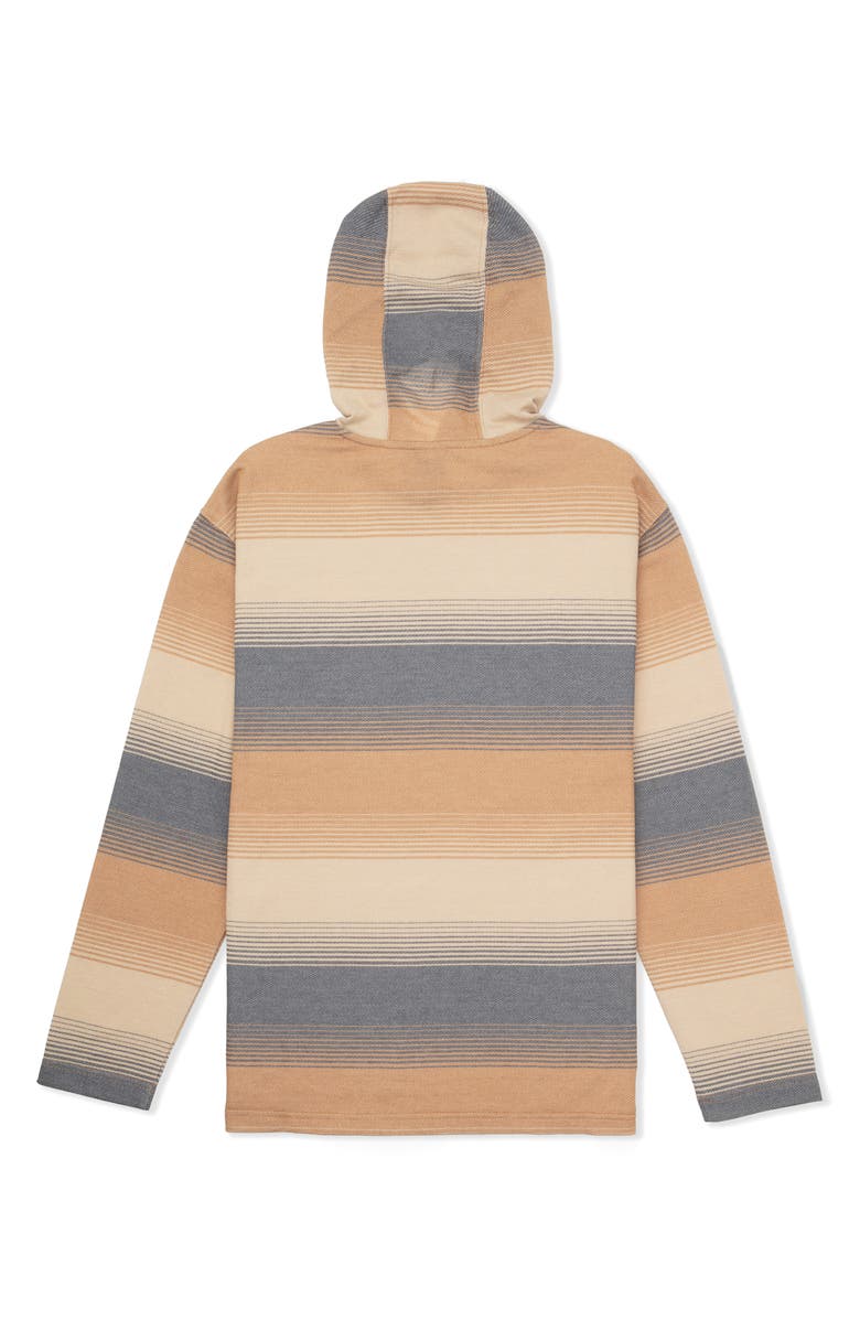 Hurley OG Stripe Hoodie, Alternate, color, Earth Stone