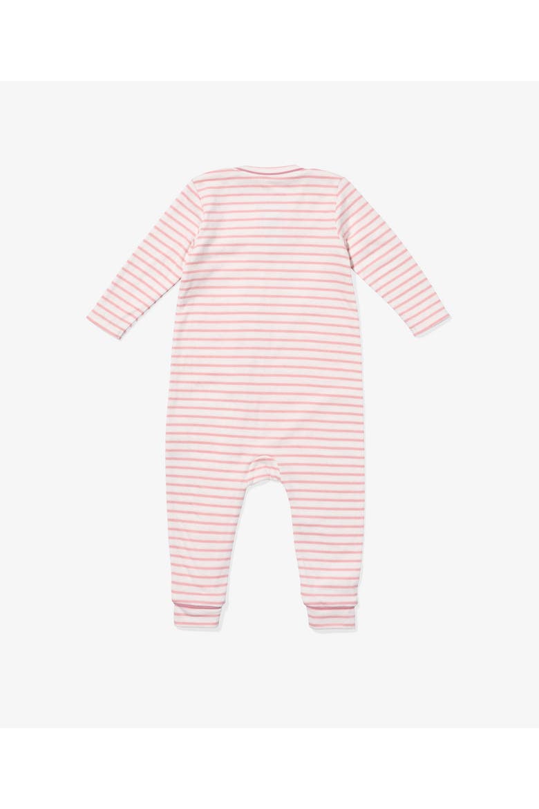 Ziggy Zip Romper, Alternate, color, rose stripe