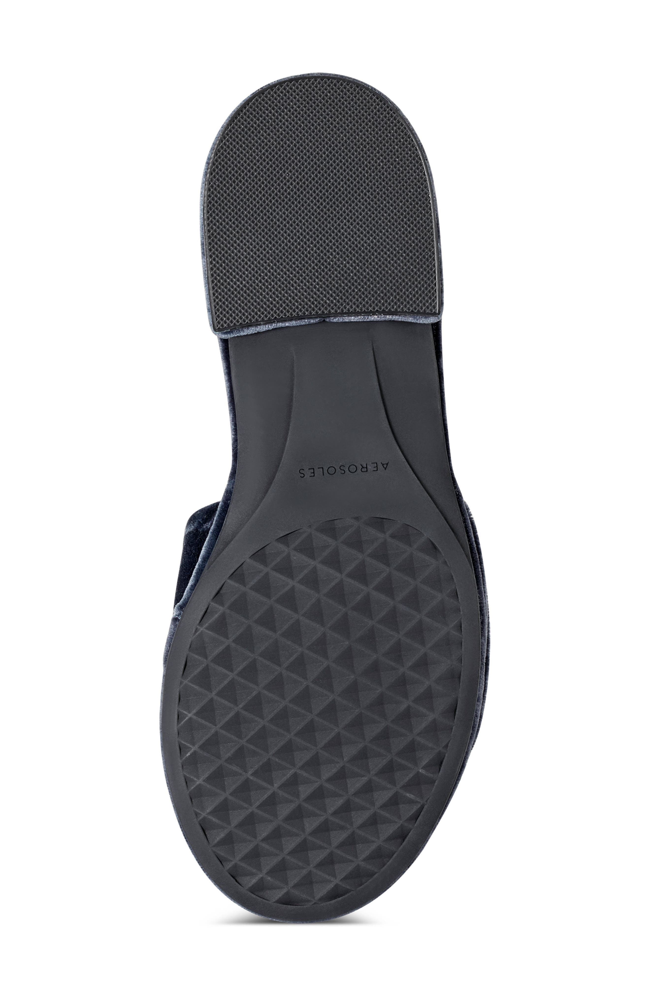 Jamaica Ruched Slide Sandal, Alternate, color, NAVY VELVET