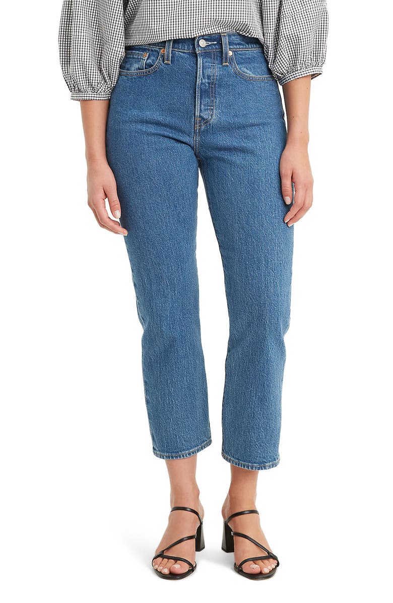 Levi's<sup>®</sup> The Wedgie High Waist Straight Leg Jeans, Main, color, 