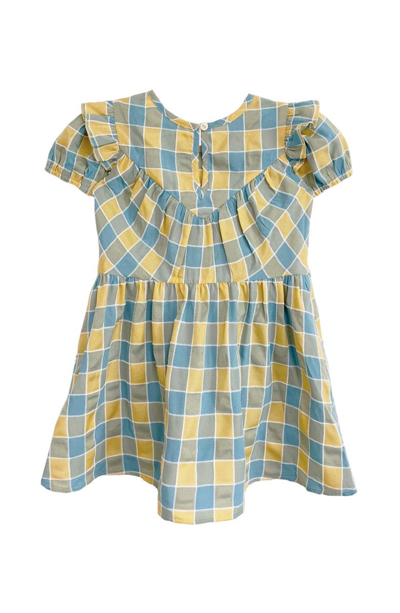 Mabel + Honey Leah Checkered Dress, Alternate, color, Blue