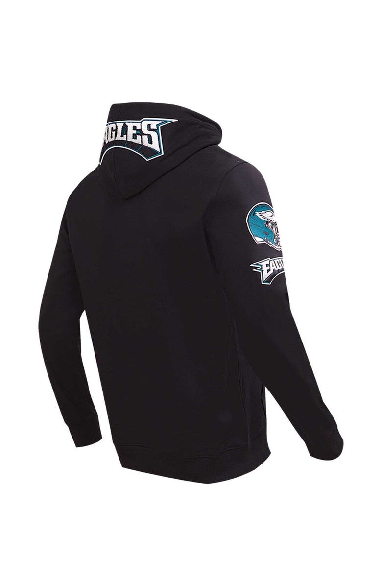 PRO STANDARD Men's Pro Standard Jalen Hurts Black Philadelphia Eagles Player Name & Number Pullover Hoodie, Alternate, color, 