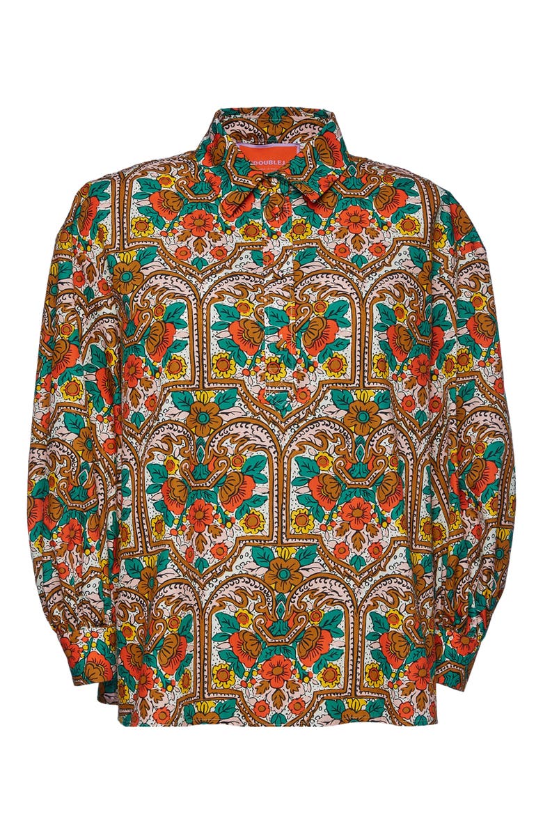 La DoubleJ Poet Shirt Corte White Rust, Alternate, color, Corte White Rust