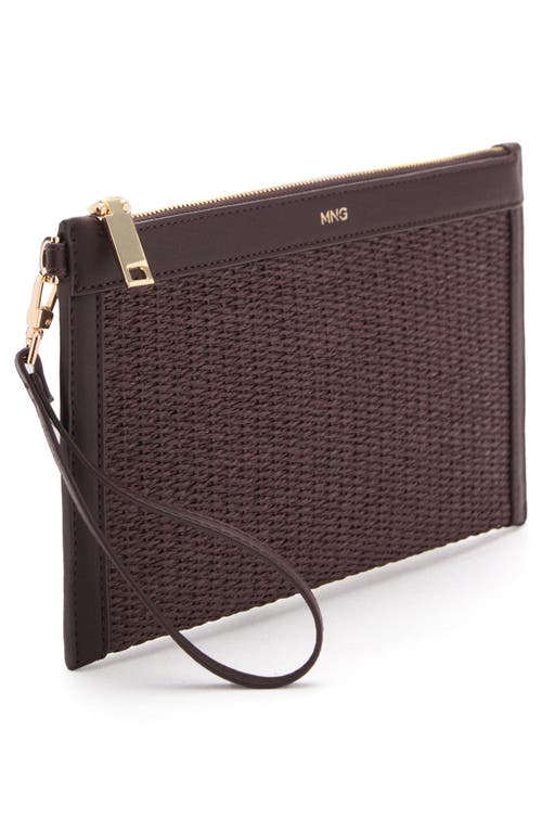 Mango Woven Rattan Clutch