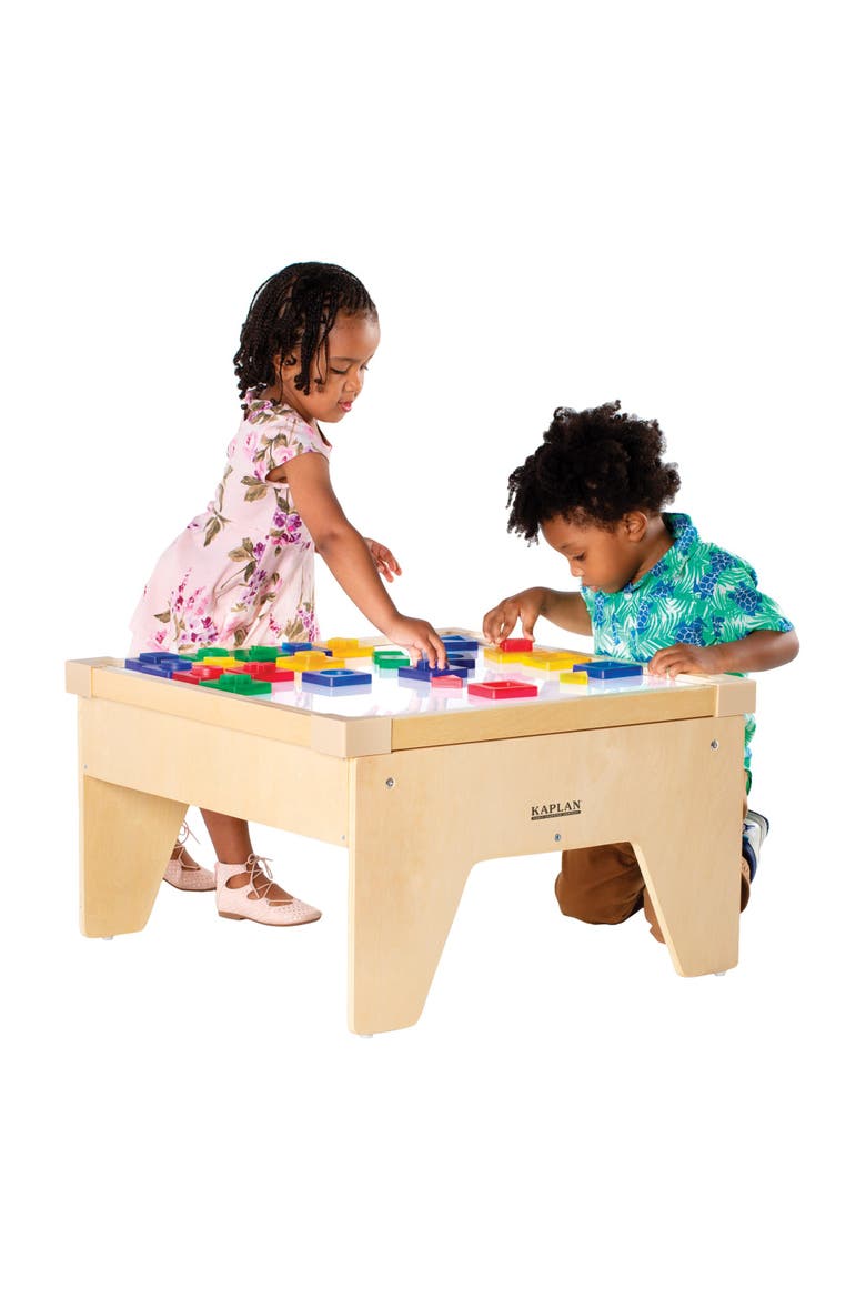 Toddler Light Table, Alternate, color, White