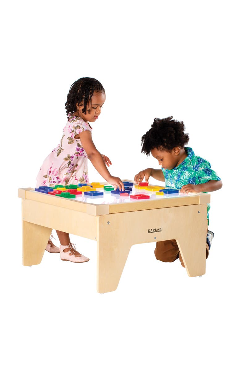 Kaplan Early Learning Company Toddler Light Table, Alternate, color, White