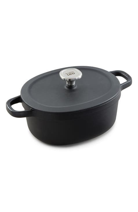 Leo Graphite Enameled Cast Iron Stockpot