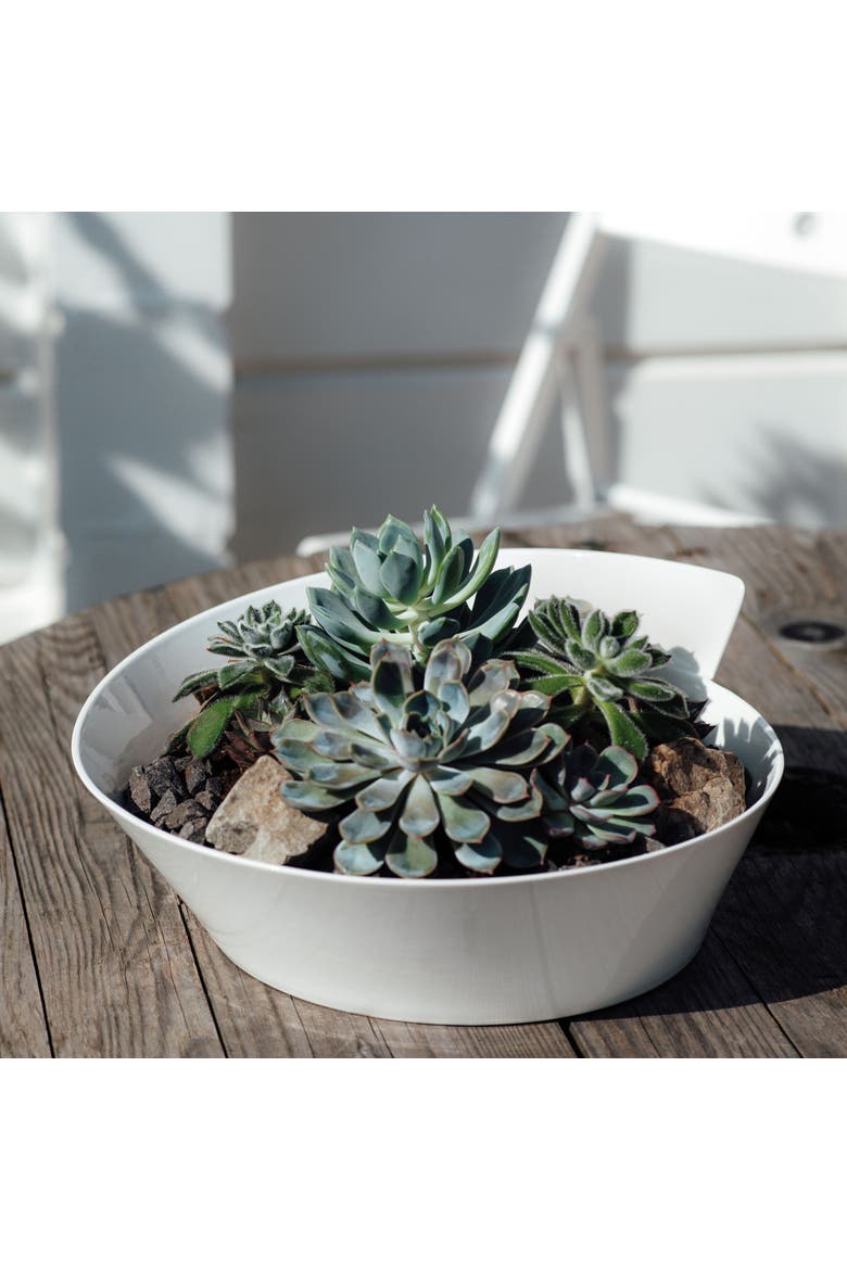 NewWave Large Round Salad Bowl, Alternate, color, white