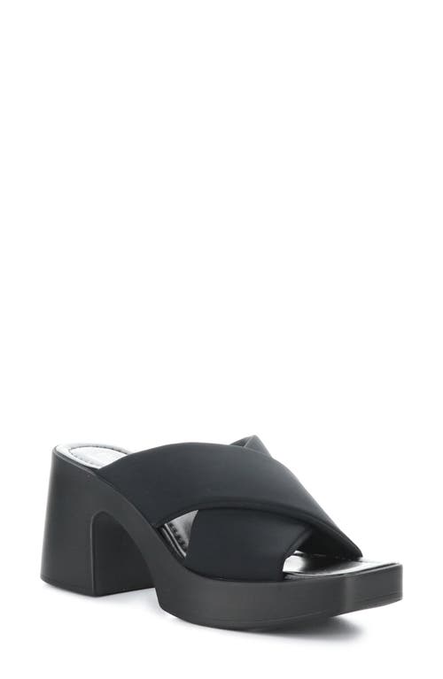 Bos. & Co. Vera Platform Sandal In Black