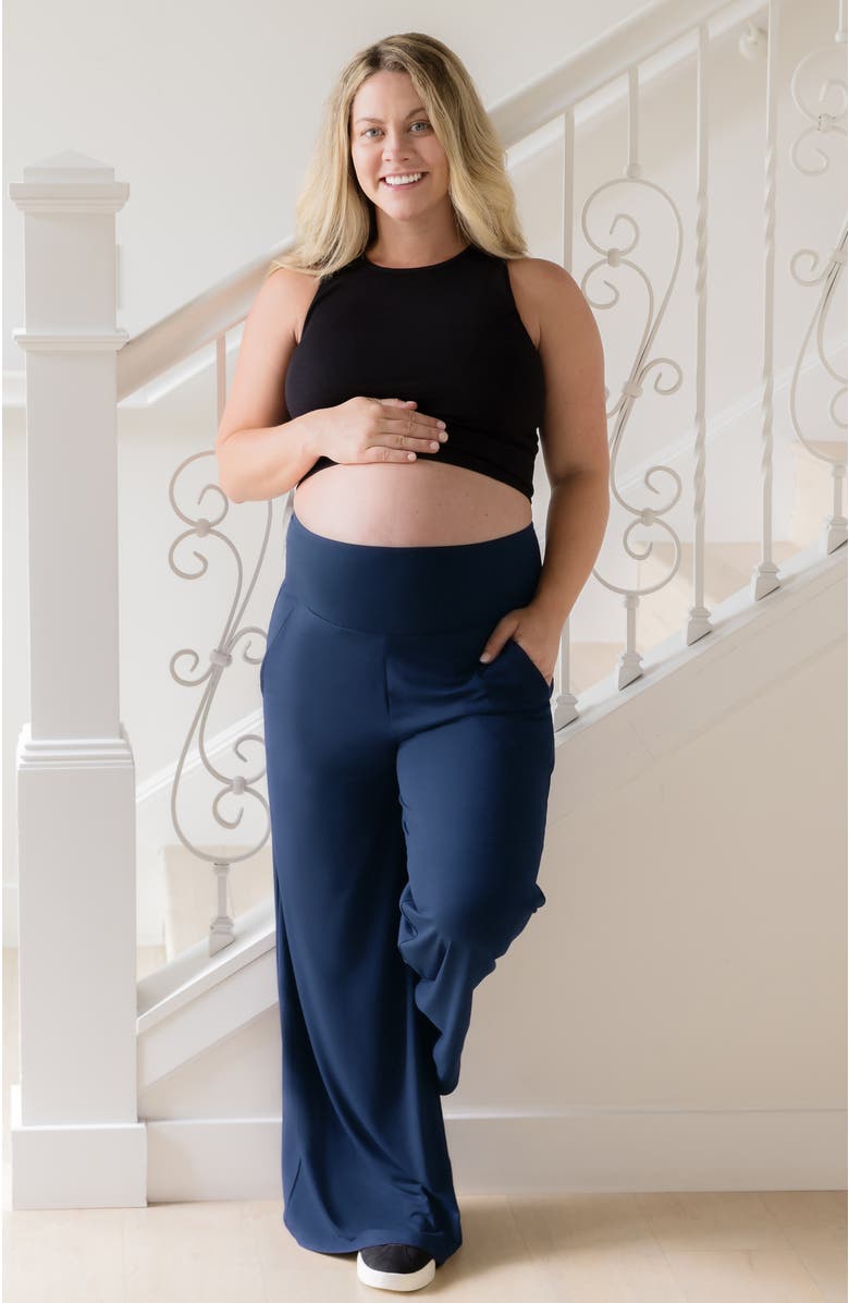 Kindred Bravely Busty Sublime Maternity & Nursing Longline Bra Top, Alternate, color, Black