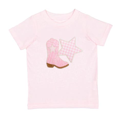 Bandana Cowgirl Patch Western Short Sleeve T-Shirt